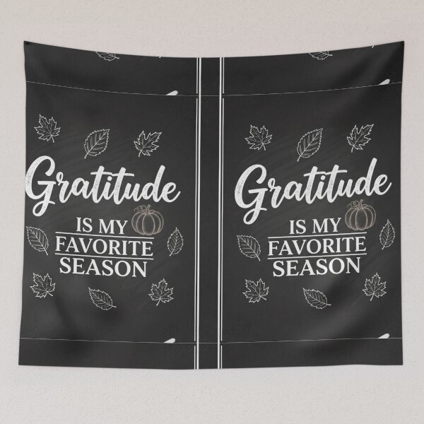 Item preview, Gratitude Is My Favorite Season – Heartfelt Fall Quote for Journals, Shirts & Home Décor designed and sold by VibeCraftique.