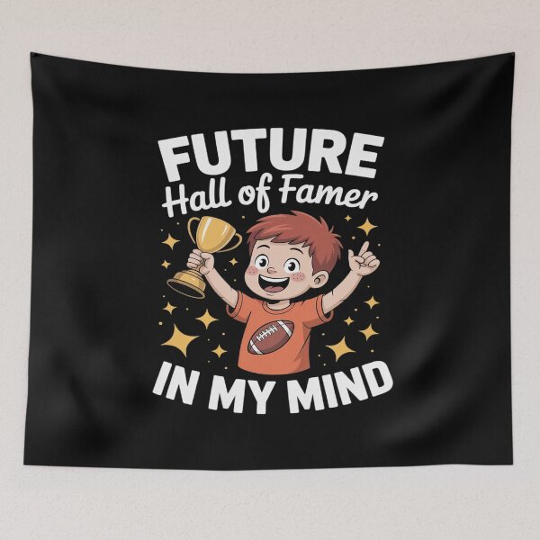 Item preview, Future Hall of Famer Football Humor Kid Trophy designed and sold by ryukaizox1.