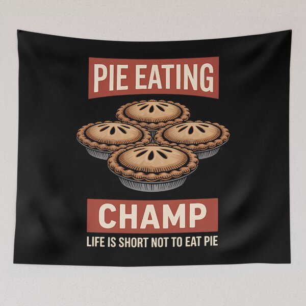 Item preview, Pie Eating Contest Baked Cherry Blueberry Apple Pie  designed and sold by AmericaKub.