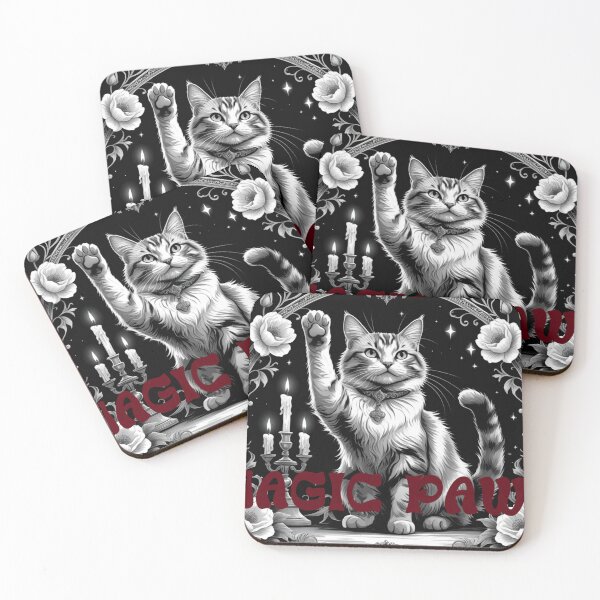 Item preview, MAGIC PAWS – Gothic Lucky Cat designed and sold by LEO'S CREATURE　れおずくりーちゃー.
