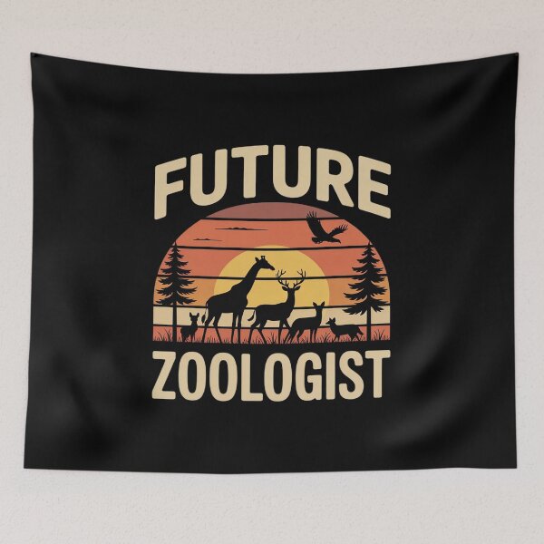 Item preview, Future Zoologist Zoo Safari Wildlife Animal Lovers designed and sold by Rotasiin.