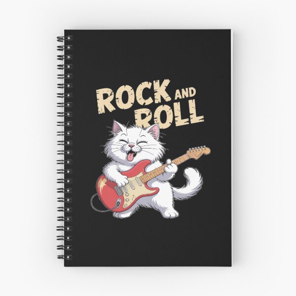 Item preview, Fuzzy Cat Playing Guitar Rock Cool Feline Music Lover designed and sold by Rotasiin.