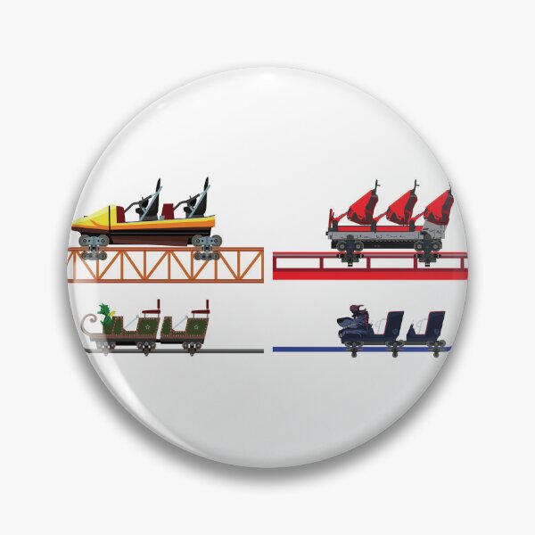 Item preview, Plopsaland Deutschland Coaster Cars Design designed and sold by CoasterMerch.