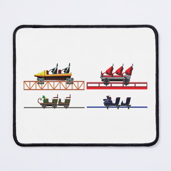 Item preview, Plopsaland Deutschland Coaster Cars Design designed and sold by CoasterMerch.
