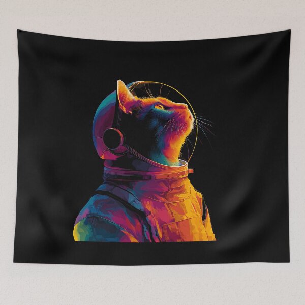 Item preview, Space Cat Astronaut IV designed and sold by WolfmanProphecy.