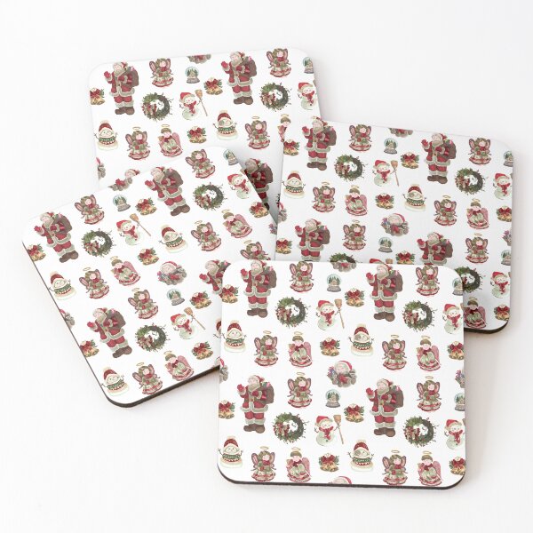 Item preview, Festive Santa and Winter Wonderland Mouse Pad Design for Holiday Decor designed and sold by FestivityFinds.