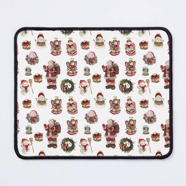 Item preview, Festive Santa and Winter Wonderland Mouse Pad Design for Holiday Decor designed and sold by FestivityFinds.