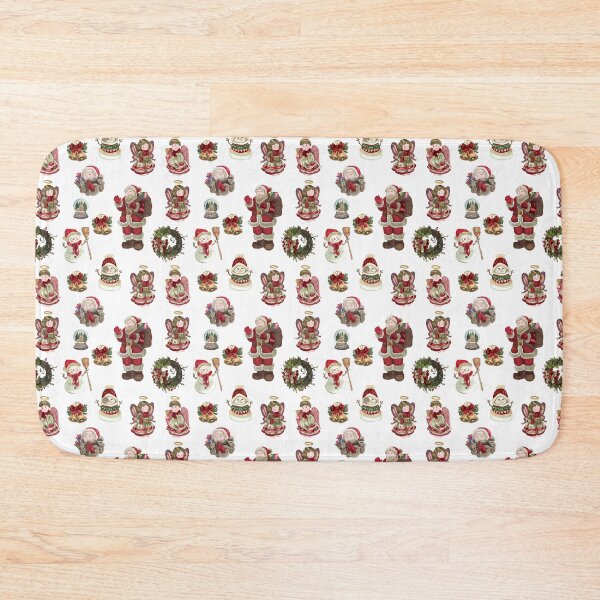 Item preview, Festive Santa and Winter Wonderland Mouse Pad Design for Holiday Decor designed and sold by FestivityFinds.