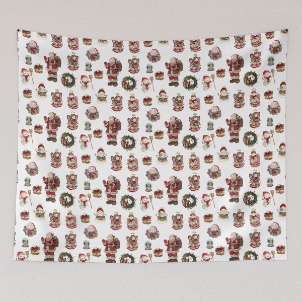 Item preview, Festive Santa and Winter Wonderland Mouse Pad Design for Holiday Decor designed and sold by FestivityFinds.