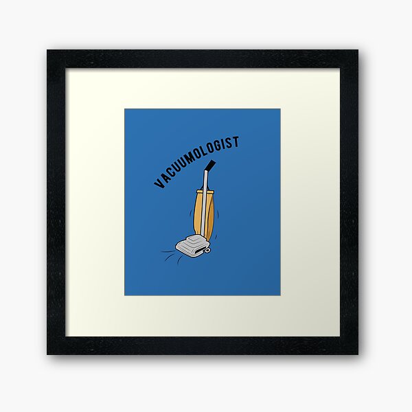 Cleaning Job Shirt Framed Art Print
