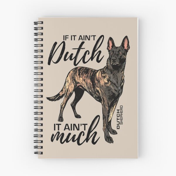 Item preview, Dutchie - Dutch Shepherd Dog designed and sold by k9printart.