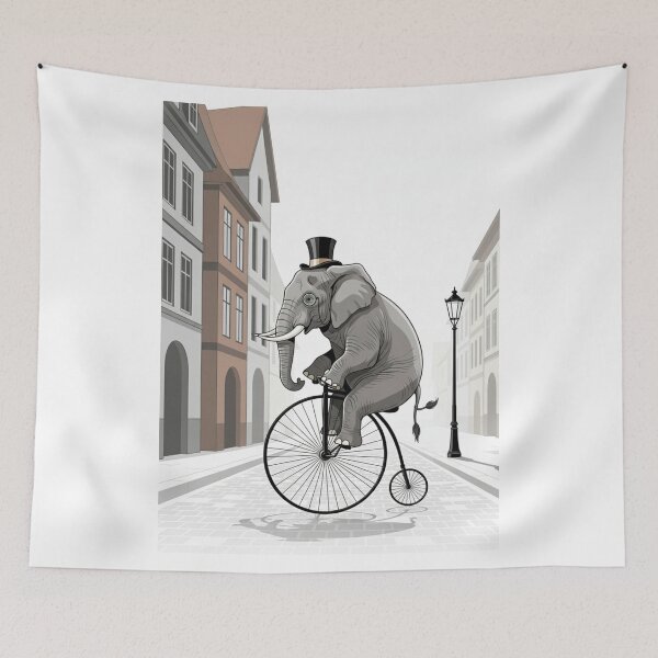 Item preview, Dapper Elephant's Grand Ride designed and sold by ElephantVibes.
