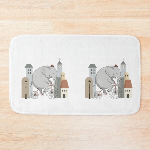 Item preview, Penny-Farthing Pachyderm Promenade designed and sold by ElephantVibes.