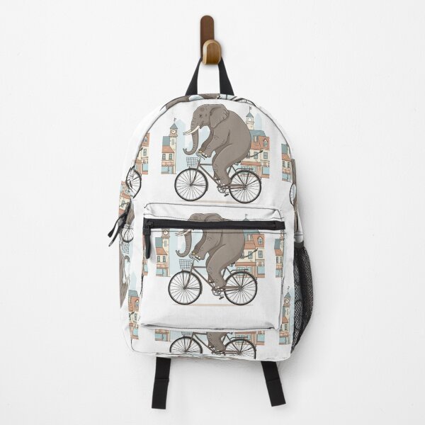 Item preview, Whimsical Elephant Bicycle Ride designed and sold by ElephantVibes.