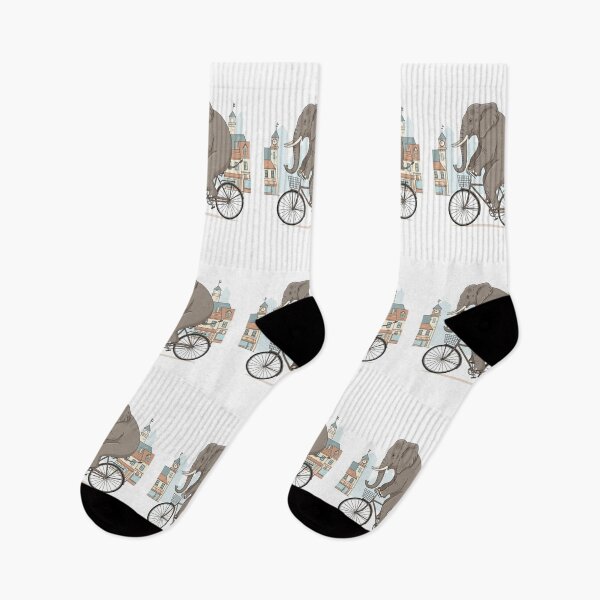 Item preview, Whimsical Elephant Bicycle Ride designed and sold by ElephantVibes.