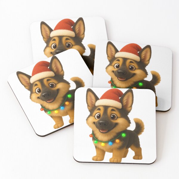 Item preview, Christmas Corman Shepherd designed and sold by Sillytoe.