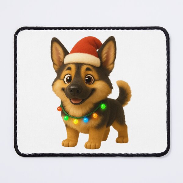 Item preview, Christmas Corman Shepherd designed and sold by Sillytoe.