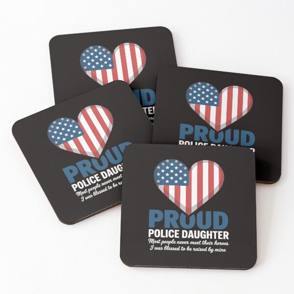 Item preview, Proud Police Daughter Cop Daughter Police Officer Daughter designed and sold by RatCurry.