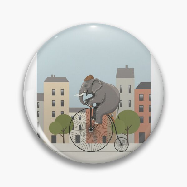 Item preview, Elephant's Vintage City Ride designed and sold by ElephantVibes.