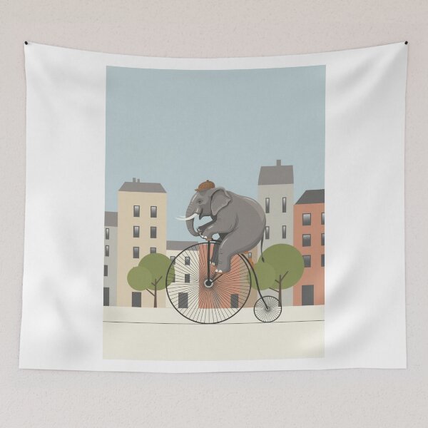 Item preview, Elephant's Vintage City Ride designed and sold by ElephantVibes.