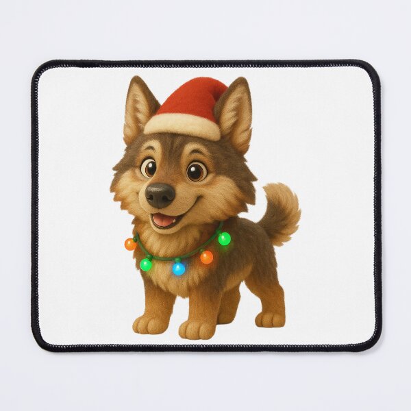 Item preview, Christmas Czechoslovakian Wolfdog designed and sold by Sillytoe.