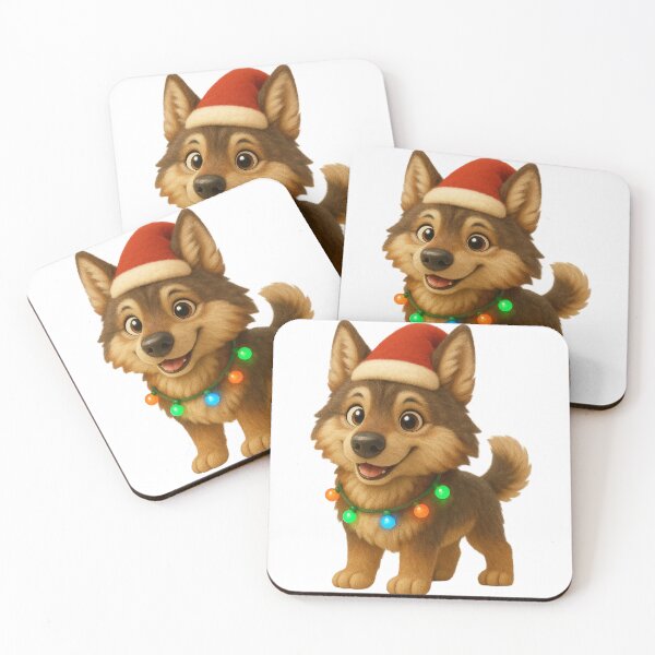 Item preview, Christmas Czechoslovakian Wolfdog designed and sold by Sillytoe.