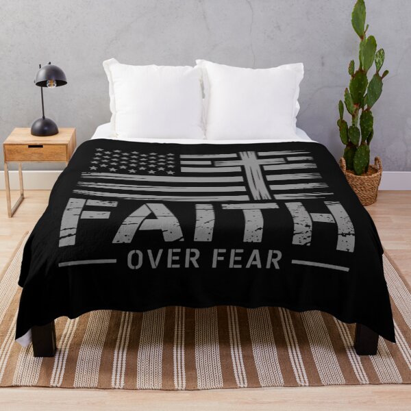Item preview, America Pride US Flag Faith Over Fear Prayer designed and sold by TrinaEspinoza.