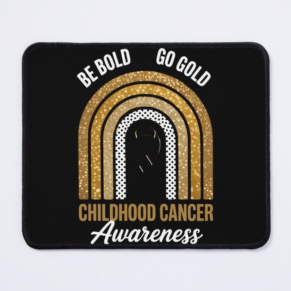 Item preview, Be Bold Go Gold Childhood Cancer Awareness Rainbow Ribbon designed and sold by TrinaEspinoza.