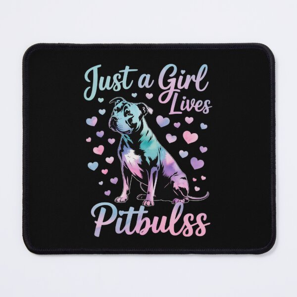 Item preview, Just a Girl Who Lives Pitbulls Galaxy designed and sold by DrewLeuschke.