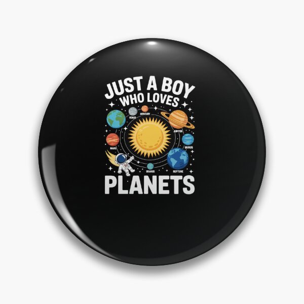 Item preview, Just A Boy Who Loves Planets designed and sold by MinaReinger.