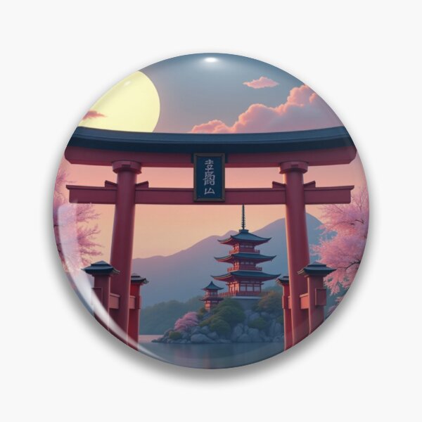 Item preview, Spirit of Japan – Moonlit Gate designed and sold by PriyaMagic.