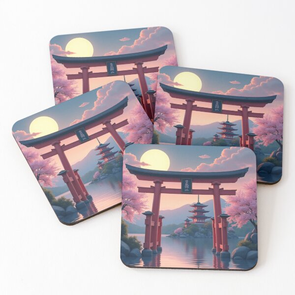 Item preview, Spirit of Japan – Moonlit Gate designed and sold by PriyaMagic.