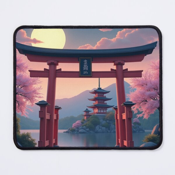 Item preview, Spirit of Japan – Moonlit Gate designed and sold by PriyaMagic.