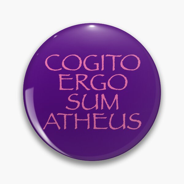 Item preview, Cogito Ergo Sum Atheus pink letters designed and sold by Cogito Ergo Sum Atheus.