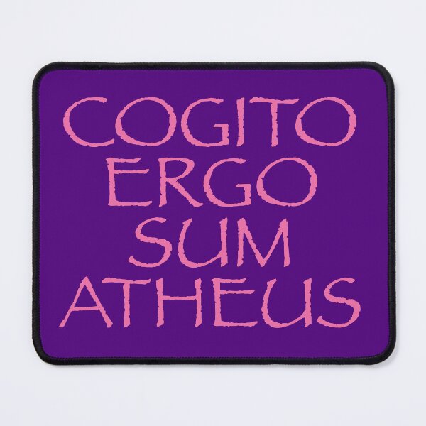 Item preview, Cogito Ergo Sum Atheus pink letters designed and sold by Cogito Ergo Sum Atheus.