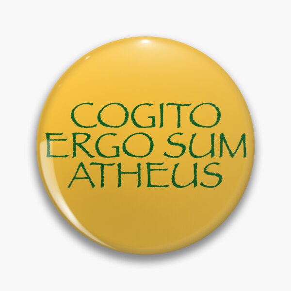 Item preview, Cogito Ergo Sum Atheus green letters designed and sold by Cogito Ergo Sum Atheus.