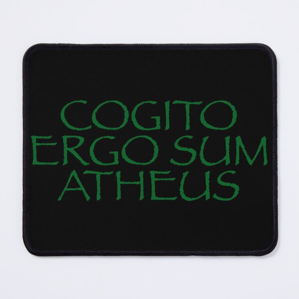 Item preview, Cogito Ergo Sum Atheus green letters designed and sold by Cogito Ergo Sum Atheus.