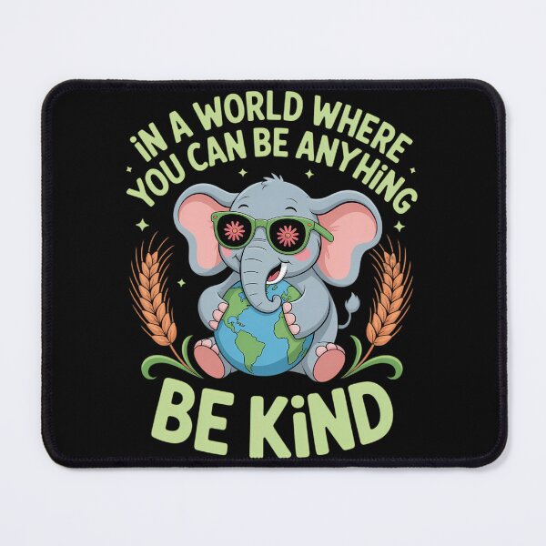 Item preview, Be Kind Elephant Earth Day Planet World Kindness Day designed and sold by TrinaEspinoza.