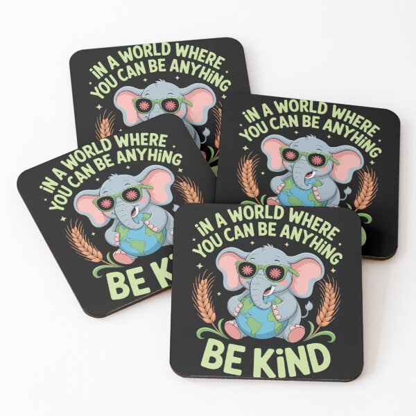 Item preview, Be Kind Elephant Earth Day Planet World Kindness Day designed and sold by TrinaEspinoza.