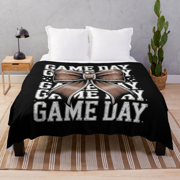 Item preview, Game Day Football Bow Bolt Team Sport designed and sold by velltoons.