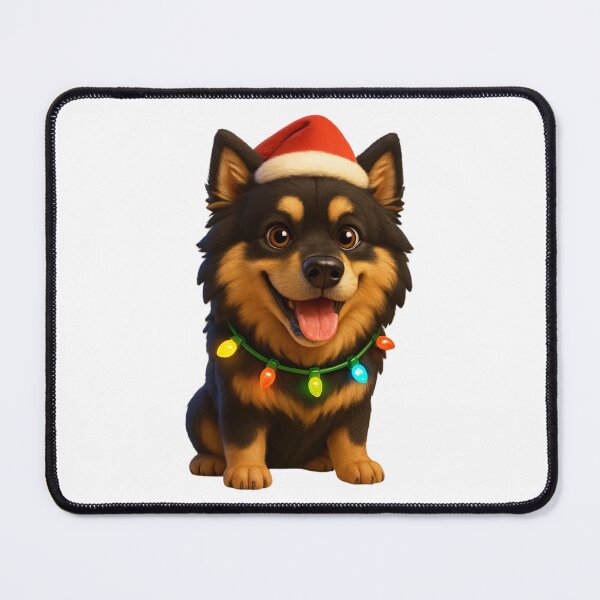 Item preview, Christmas Finnish Lapphund Dog designed and sold by Sillytoe.