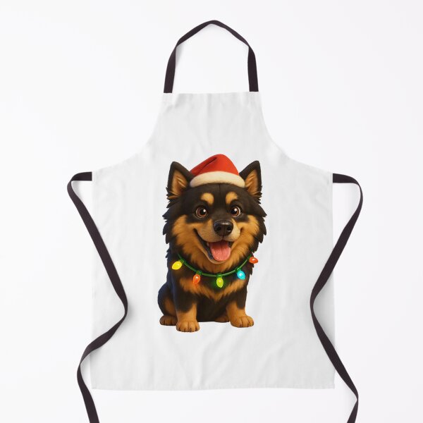 Item preview, Christmas Finnish Lapphund Dog designed and sold by Sillytoe.
