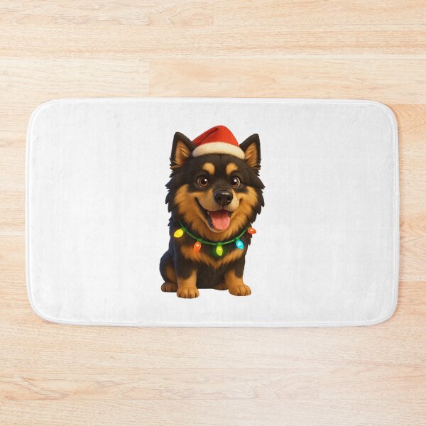 Item preview, Christmas Finnish Lapphund Dog designed and sold by Sillytoe.