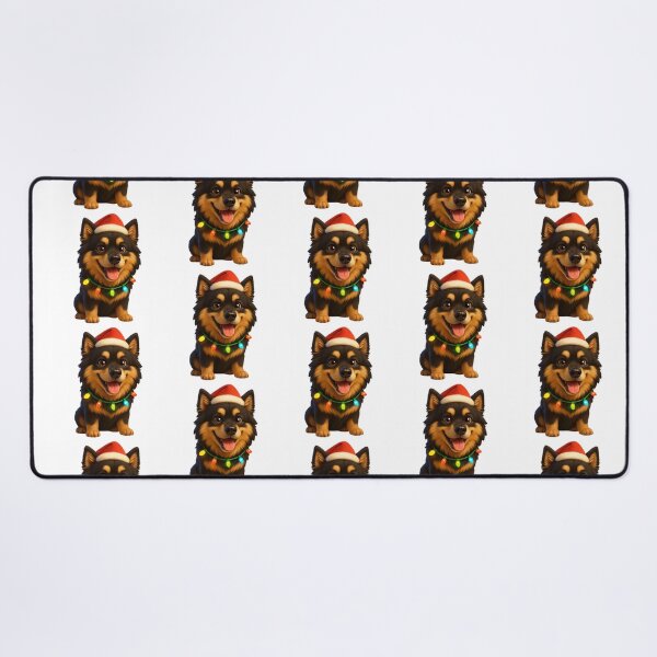 Item preview, Christmas Finnish Lapphund Dog designed and sold by Sillytoe.