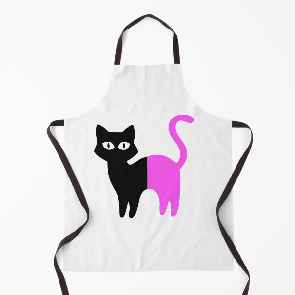 Item preview, Gato rosa y negro designed and sold by Pinkandblack8.