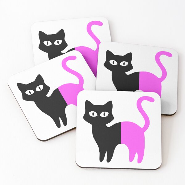 Item preview, Pink and black cat designed and sold by Pinkandblack8.