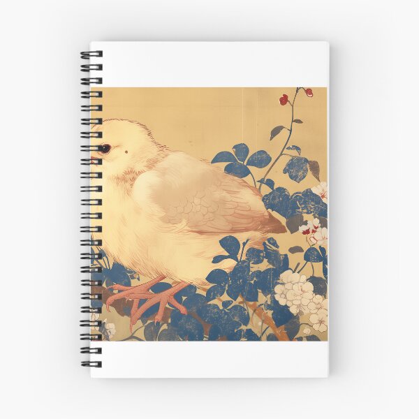 Item preview, Kawaii Japanese painting Bird 22 designed and sold by ukitsuki.