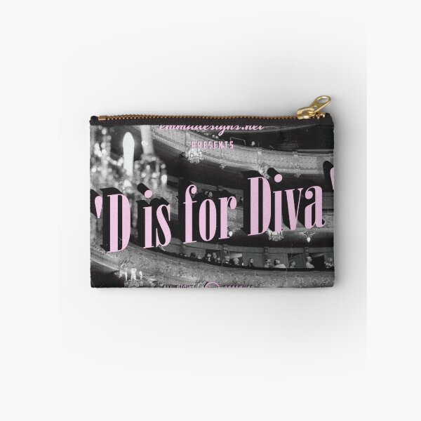 Item preview, "D is for Diva" – Vintage Glam Typography Art Print designed and sold by emma.designs.