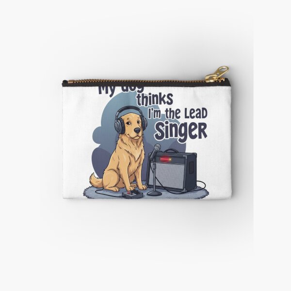 Item preview, My Dog Thinks I’m the Lead Singer – Music Lover Dog Shirt designed and sold by Inkmatic Studio.