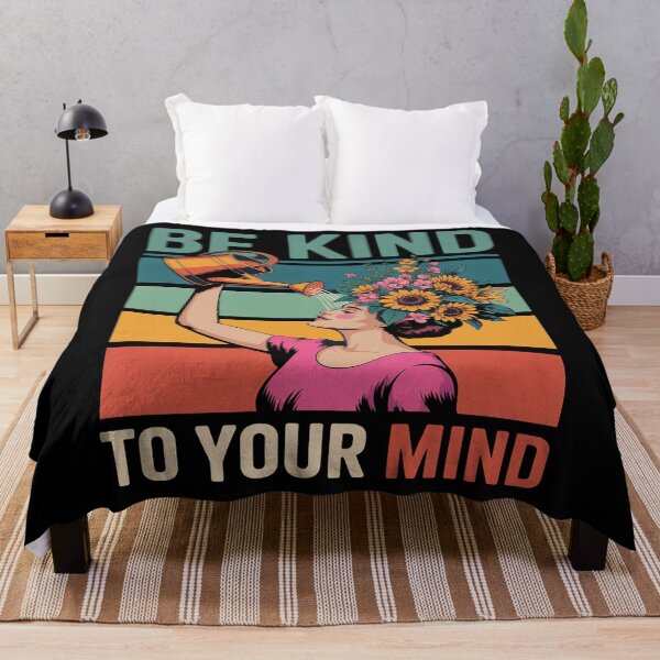 Item preview, Be Kind To Your Mind Happy Mental Health Awareness Graphic designed and sold by TrinaEspinoza.